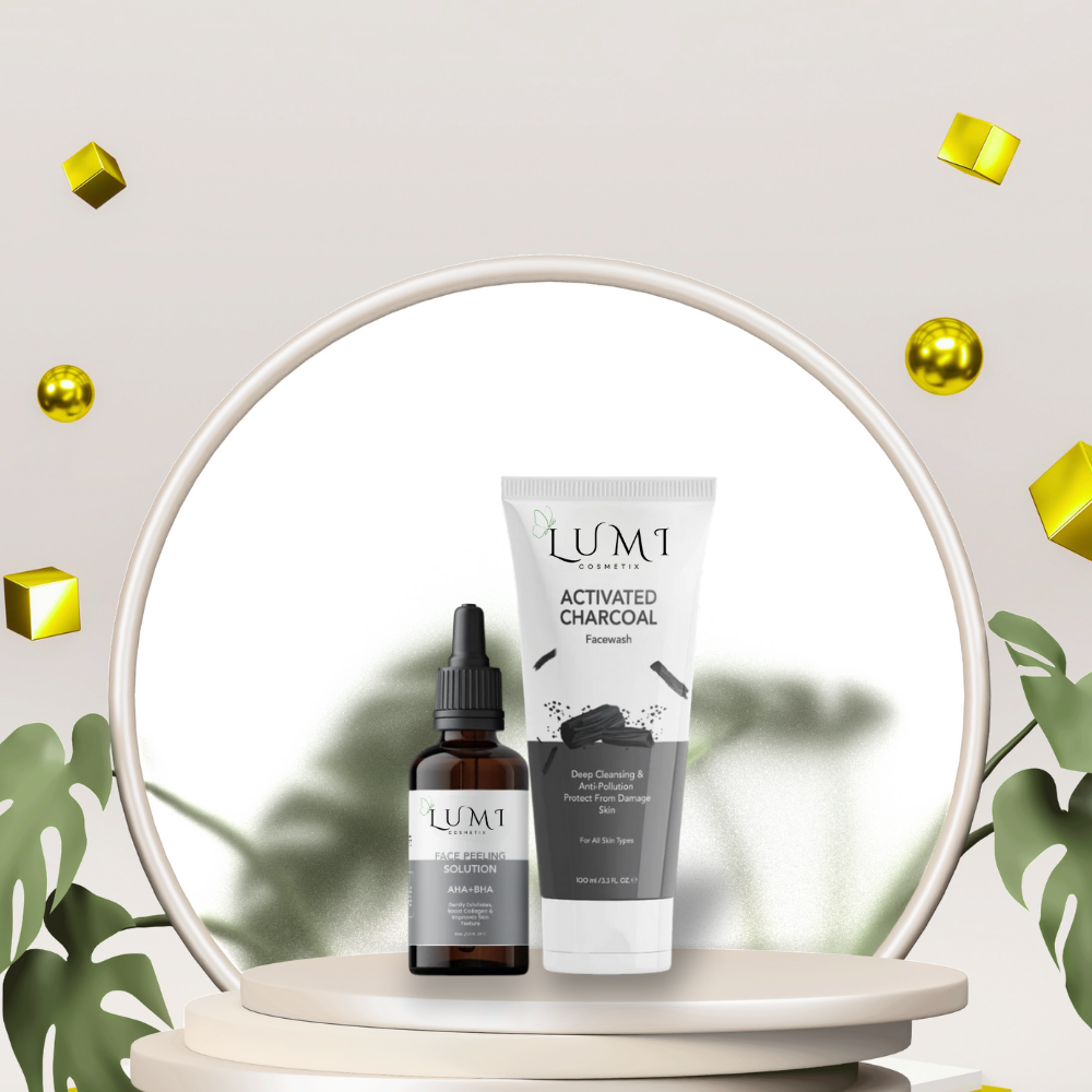 🖤 Lumi’s Deep Detox Duo – Cleanse, Exfoliate & Purify
