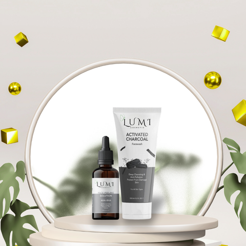 🖤 Lumi’s Deep Detox Duo – Cleanse, Exfoliate & Purify