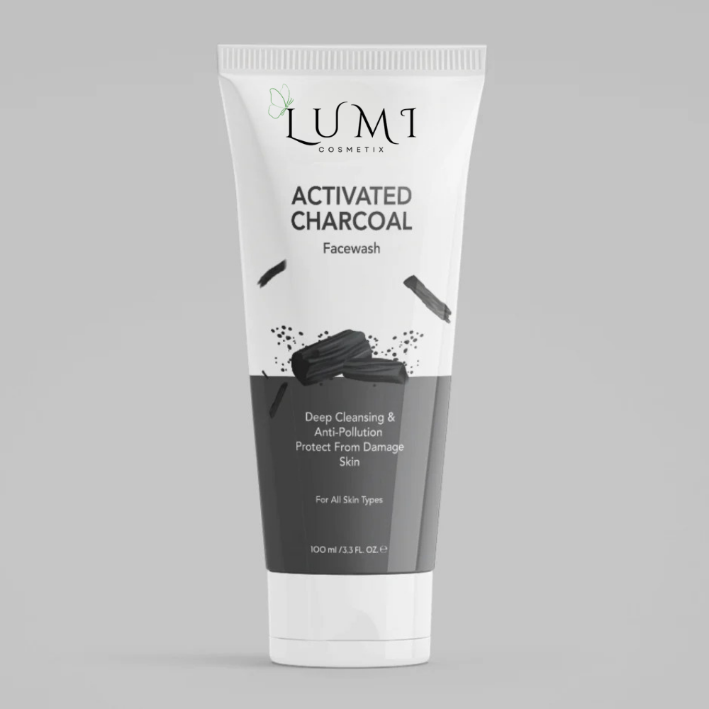 Lumi’s Activated Charcoal Face Wash – Deep Cleansing, Oil Control & Pollution Defense | 100ml