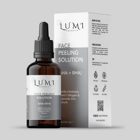 Lumi’s AHA + BHA Peeling Solution – Deep Exfoliation & Smoother Skin | 30ml